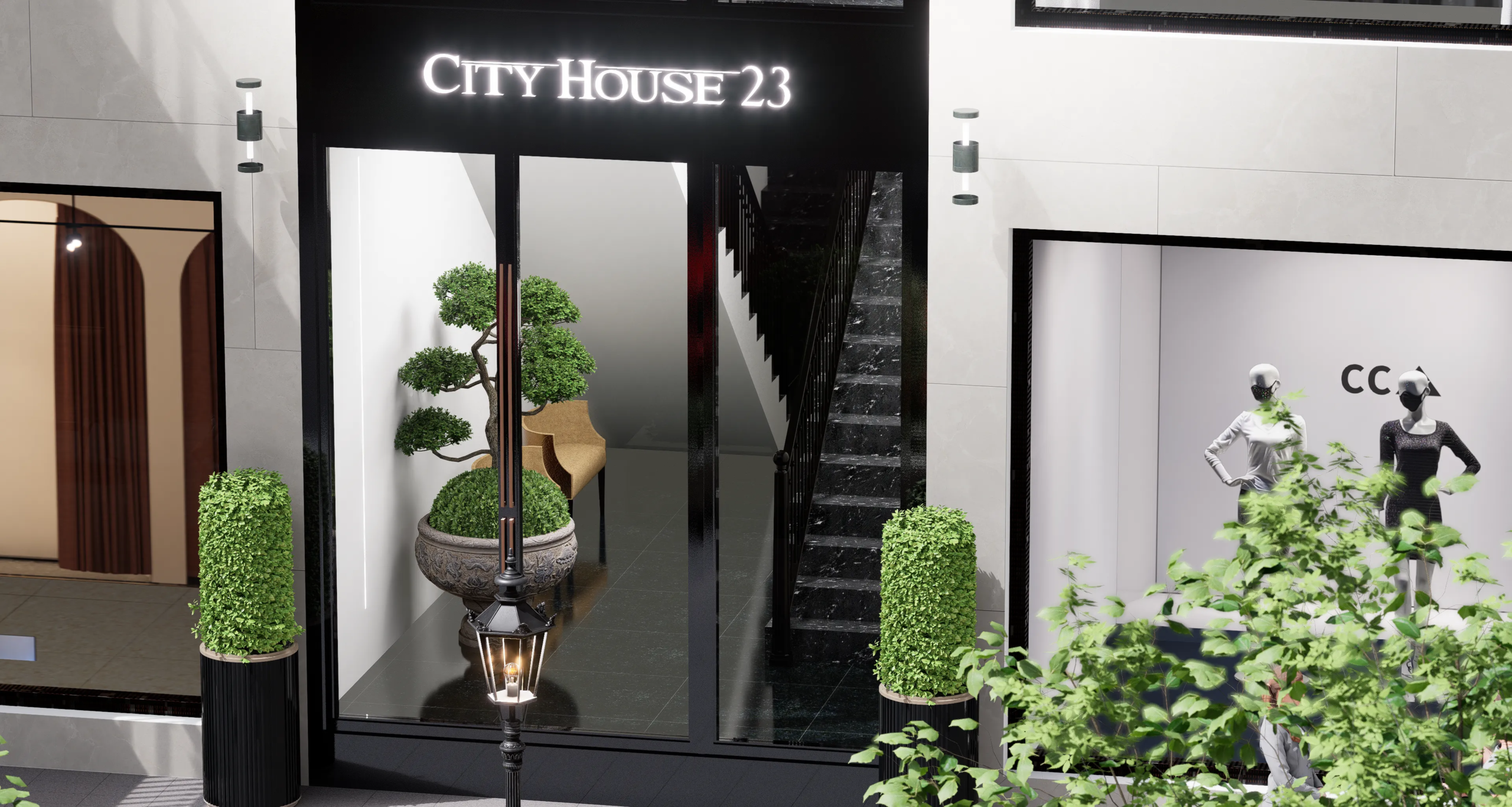 City House 23, Luxuriöse Wohneinheiten